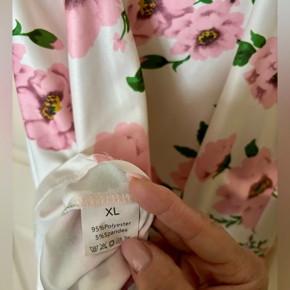 FLORAL SLIP DRESS - Picture 5 of 5